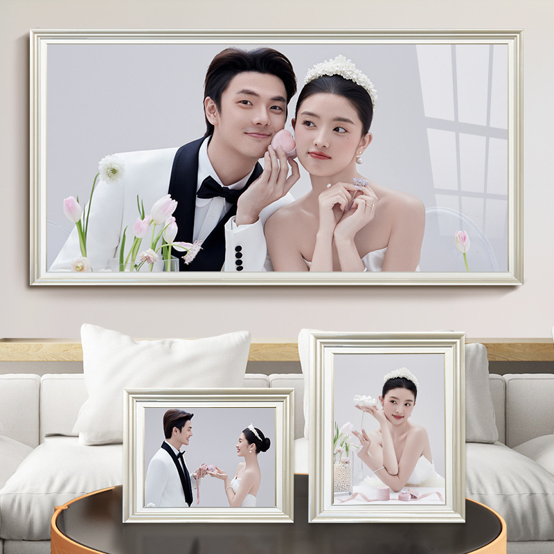 Photo Frame Table Setting DIY Photo Washing Made into Crystal Wedding Photo Hanging Wall Making Family Photo Printing