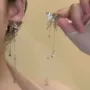 小众液态同款s925耳钉