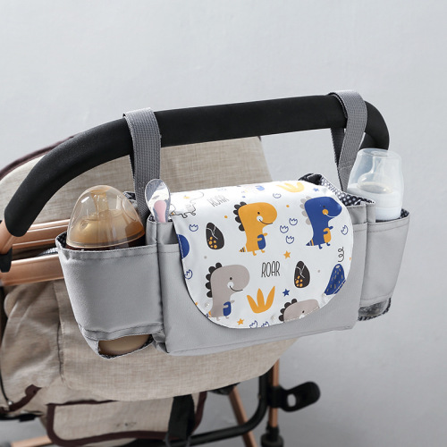 Stroller bag, baby stroller bag hook, storage bag, stroller storage basket rack, artifact for walking your baby out
