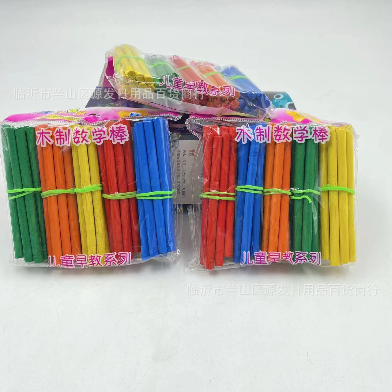 Diseño de color al por mayor palo de matemáticas contando palo juego palo educación temprana de los niños herramientas de conteo de bajo grado 50 piezas al por mayor