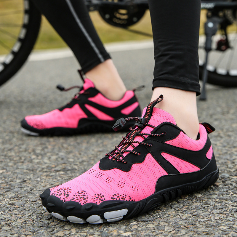Zapatos de malla de cinco dedos para exteriores, versión deportiva para montañismo, zapatos de senderismo transpirables, zapatos de correr para escalada en roca para hombre, antideslizantes image 15