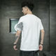 Men's 2023 Summer New Short-sleeved T-shirt Korean-style Instagram Popular Brand All-match Printed Base Shirt Cotton Men's T-shirt
