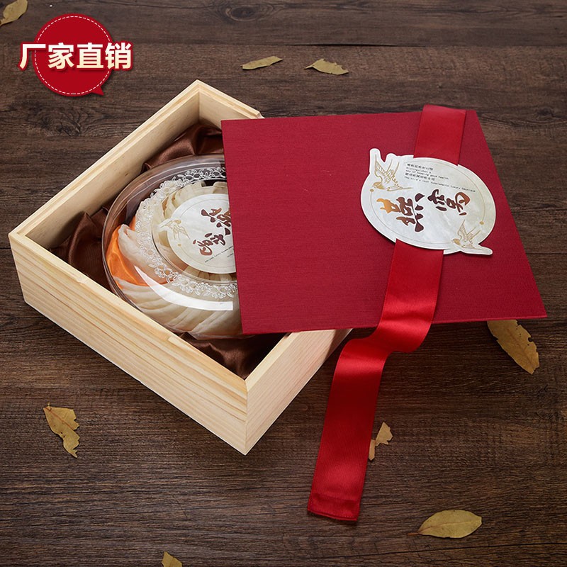 燕窝包装盒厂家批发木制盒干燕盏礼品盒木质空盒子250/500克套装