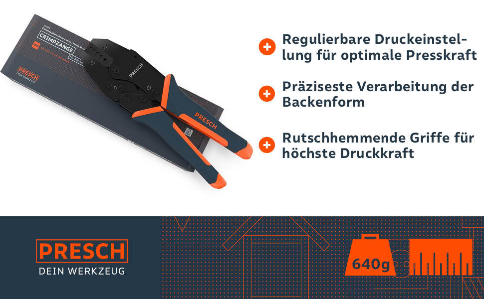 Crimpzange für Aderendhülsen