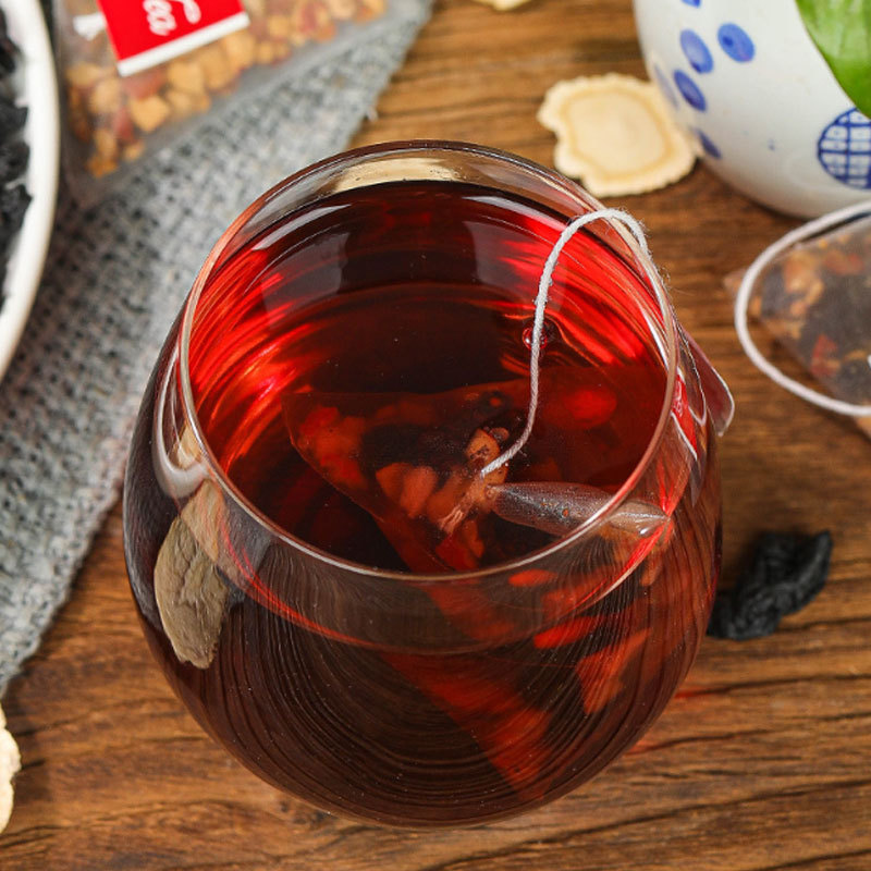 跨境人参五宝茶源头货源定  制Ginseng Five Treasures Tea茶包|undefined