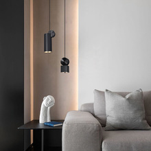 現代極簡小吊燈全銅餐廳吧台意式創意個性時尚設計師卧室床頭燈
