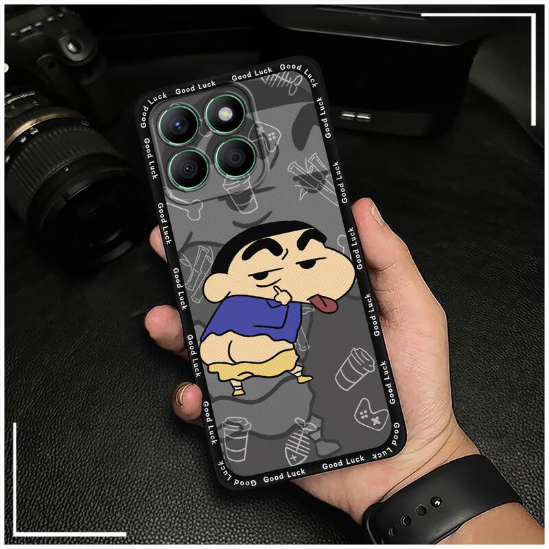 Suitable for Huawei Mobile Phone Cases, Creative Cartoon Men's and Women's Pure Color Texture, Trendy Youth Crayon Dustproof Luxury