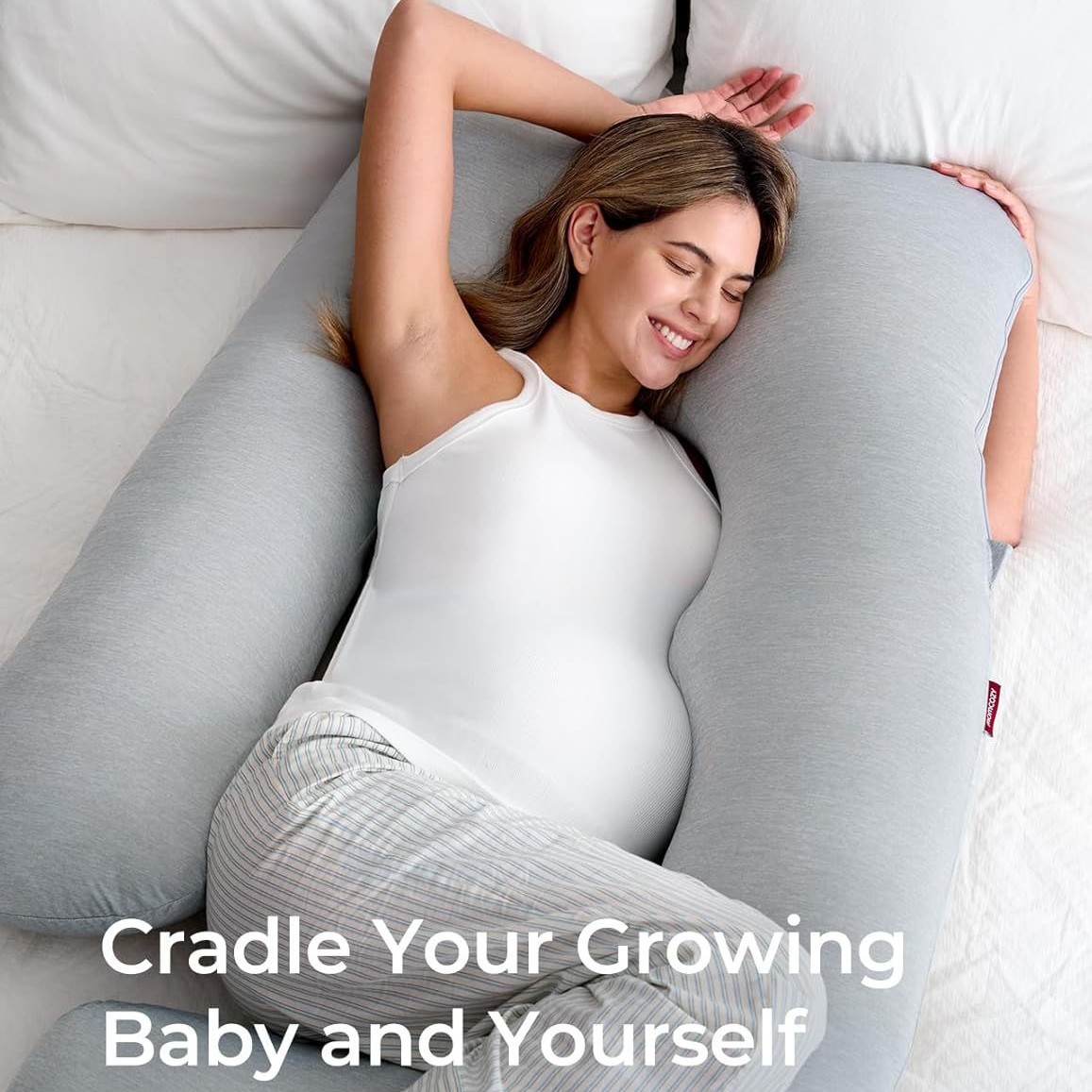 Almohada transfronteriza en forma de U, almohada para dormir lateral para mujeres embarazadas en forma de G, almohada multifuncional para la cintura, almohada para todo el cuerpo, extraíble, suministro directo de fábrica