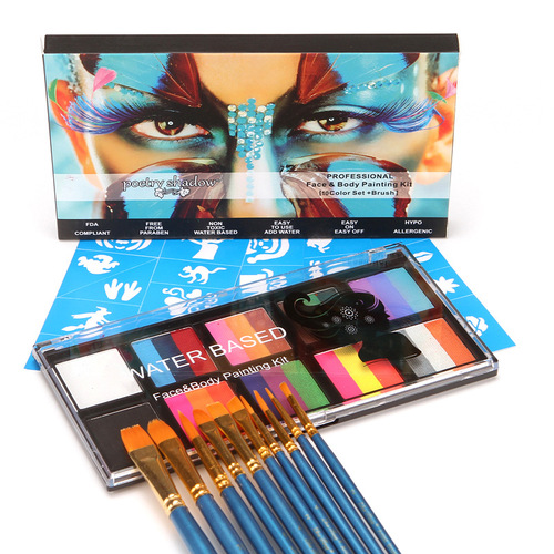 Halloween Painting 10 Colors Drama Oil Paint Body Oil Paint Face Paint Water-Based Face Paint World Cup New