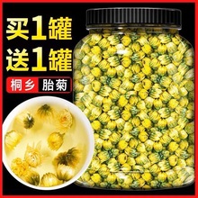 菊花茶桐乡胎菊王头采特级正宗杭白菊贡菊花茶500g散装新花草茶叶