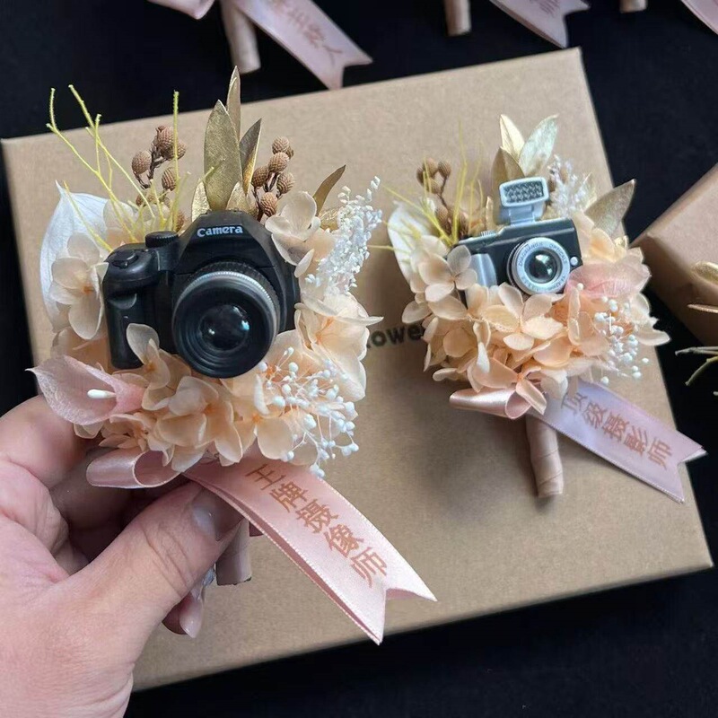 Wedding Corsage, Full Set of Brooches for Weddings, Four Major Accessories, Photographer's New Style, Preserved Flowers Wedding Corsage, Full Set of Brooches for Weddings, Four Major Accessories, Photographer's New Style, Preserved Flowers