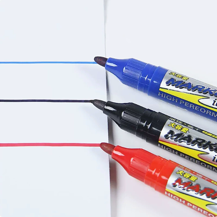 Zhipai 890 marker black oily big head pen does not fade, single head oily pen thick head marker cannot be erased