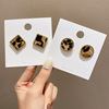 Fashionable retro earrings, Korean style, city style, simple and elegant design