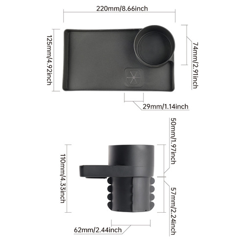 Car cargo rack miscellaneous tray small dining plate car water cup holder phone box miscellaneous storage box beverage rack snack plate