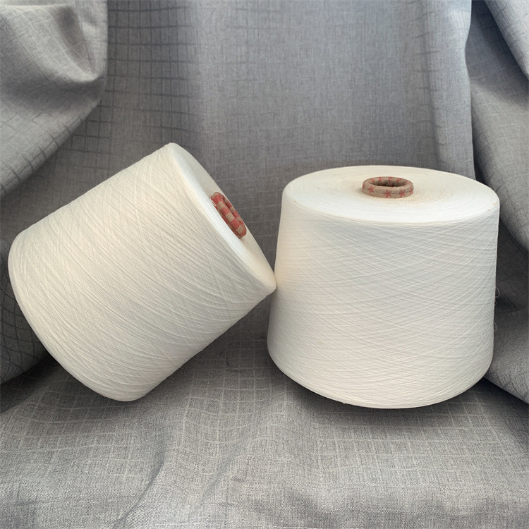 批发细旦涤纶40支+40D氨纶包芯纱 厂家剑杆喷气用 T40S纯涤弹力纱