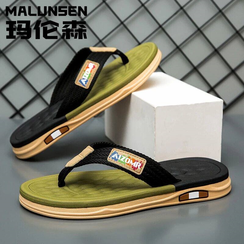 Sanfeng Trade Individual Store Malenson Beach Flip-Flops for Men, Summer Outdoor Fashionable Casual Sports Sandals