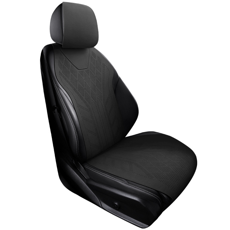 Universal Car Seat — Universal Seat cushion, seat cover - all-black-single-seat
