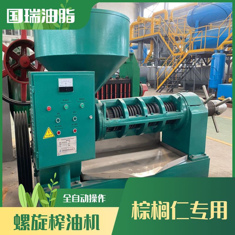 国瑞油脂 可出口非洲印尼棕榈仁专用榨油机 2Cr13合金钢压榨设备