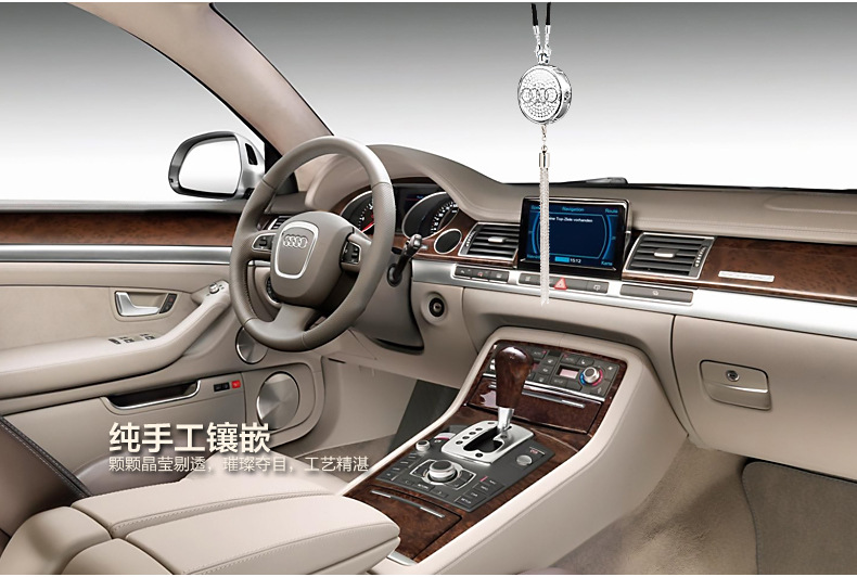 Specially Designed for Foreign Trade, Toyota Car Perfume Pendant with Long-Lasting Light Fragrance Essential Oil Aroma Diffuser Pendant with Inlaid Decorations