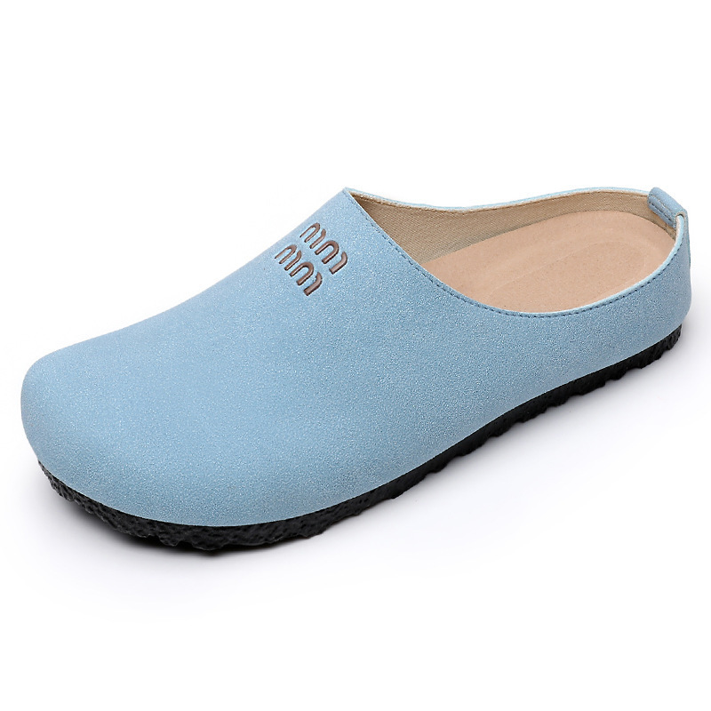 Bocken zapatos de mujer de verano nuevos zapatos de dopamina mitad zapatillas de zapatillas de cuero zapatos de moda image 17