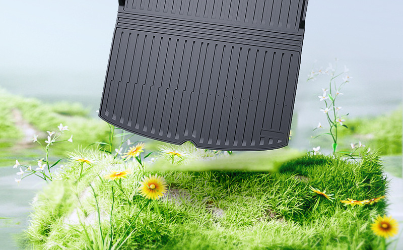 Suitable for the New Version of Tesla Model Y Trunk Mat Tpe Front and Rear Trunk Mat Modified Interior Accessories Wholesale