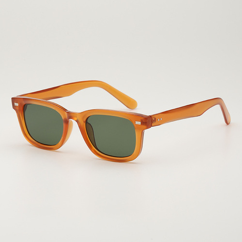 New Style Korean Retro Brown Sunglasses for Women Trendy UV Protection Sunglasses for Men Stylish and Fashionable Sunshading Sunglasses