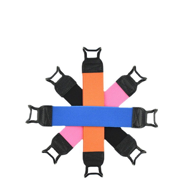 Correa trasera del teléfono móvil operación de una sola mano resistente a la caída de metal fijo hebilla de soporte marco elástico plano antideslizante Correa