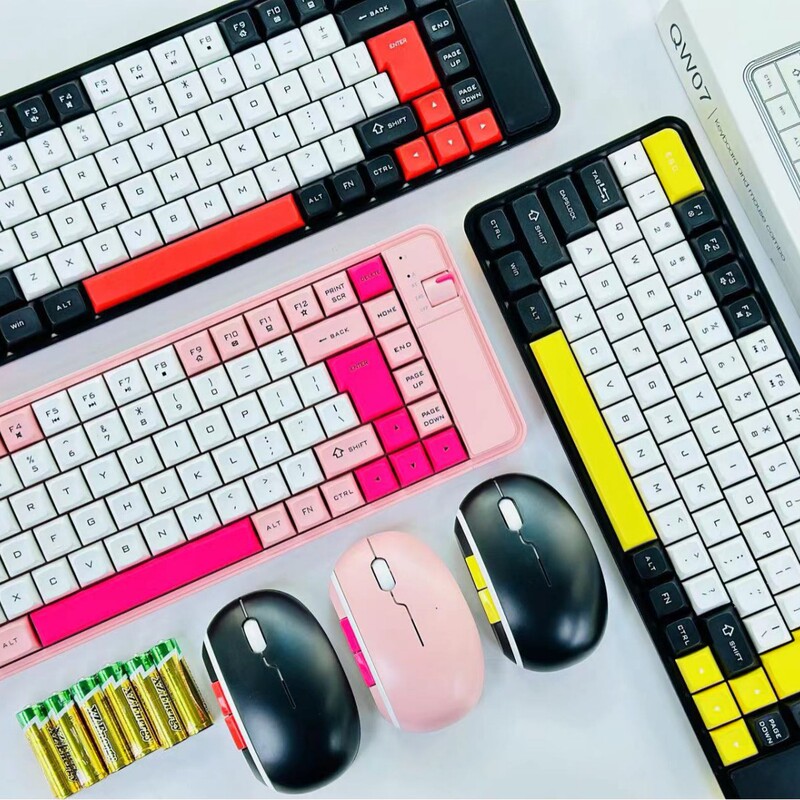 New arrival wireless Bluetooth Dual-mode mechanical touch keyboard Game e-sports office mute PBT ball cap keyboard and mouse