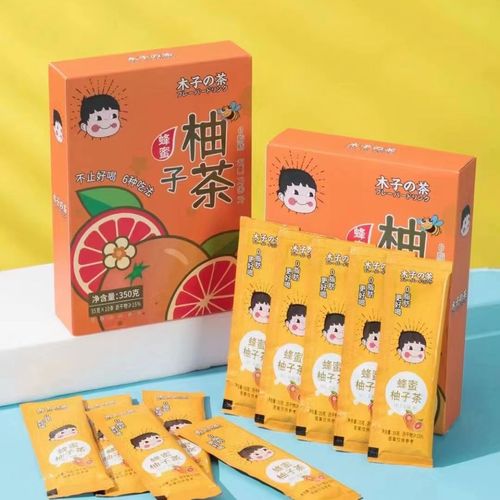 Muzi's Tea Honey Pomelo Tea, plum sauce, passion fruit tea, lemon tea, summer cold brew tea, fruit tea box set