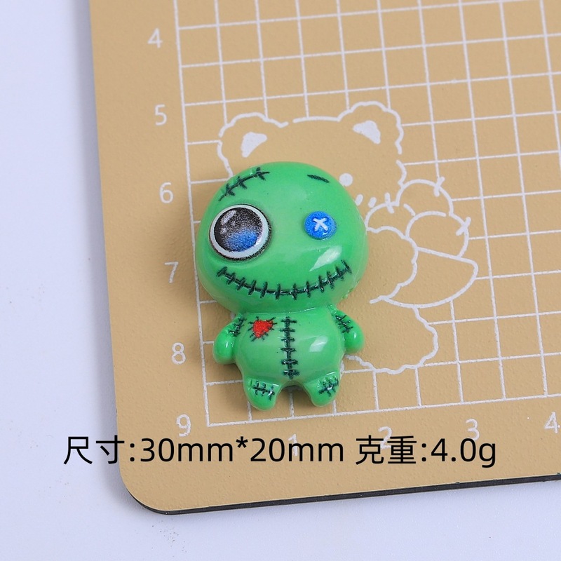 面白いニャーハロウィン漫画手作り diy クリーム接着剤樹脂小物アクセサリーホールシューズバックルジュエリー材料パッケージ|undefined