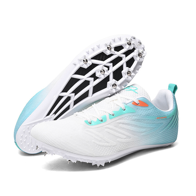 Zapatillas de Atletismo y Running para Jóvenes PU, Malla, Caucho Transpirable, Antideslizante para Maratón y Carrera