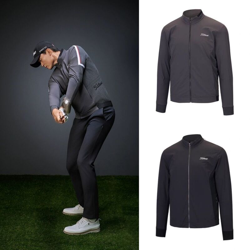 Autumn New Golf Men's Clothing Warm Knitted Patchwork Top Outdoor Sports Slim Fit Jacket Autumn New Golf Men's Clothing Warm Knitted Patchwork Top Outdoor Sports Slim Fit Jacket