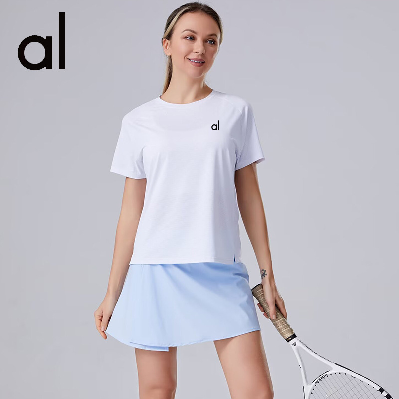Brand Logo Export Summer Ice-Feel Quick-Drying Yoga Short-Sleeved Loose Casual Running Sports T-Shirt Breathable Fitness Brand Logo Export Summer Ice-Feel Quick-Drying Yoga Short-Sleeved Loose Casual Running Sports T-Shirt Breathable Fitness