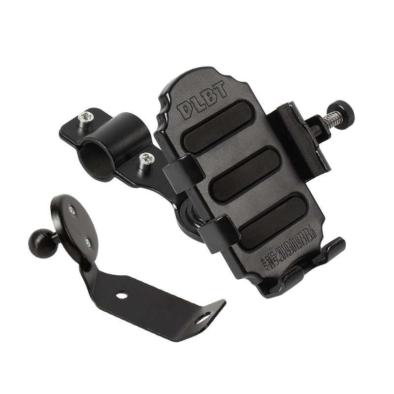 Motorcycle Mobile Phone Holder, Aluminum Alloy, for Delivery Services, Navigation, and as a Portable Accessory for Bicycle and Mountain Bike Riders Motorcycle Mobile Phone Holder, Aluminum Alloy, for Delivery Services, Navigation, and as a Portable Accessory for Bicycle and Mountain Bike Riders