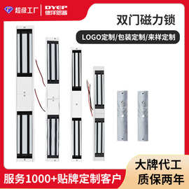 商场小区玻璃门二线五线电磁锁定制 办公室防火门木门双门磁力锁