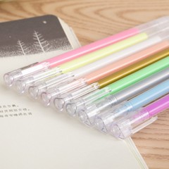 12-color highlighter pens for painting, doodle syringe pens, fluorescent pens, white paint pens, student colored journaling pens, wholesale