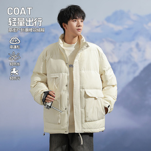 Factory Direct Supply High Street Outdoor Tide Brand Down Jacket Men's and Women's Same Tide Brand White Duck Down Jacket Jacket Explosions