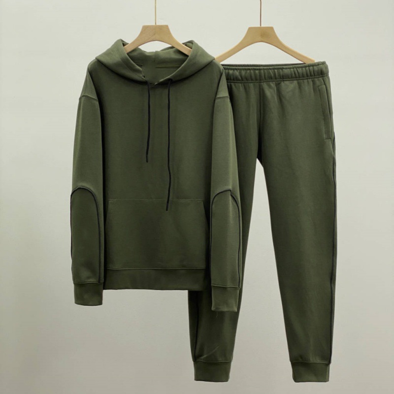 25 años de primavera y otoño deportes suéter con capucha suéter casual para hombre chaqueta con capucha pantalones reflectantes traje de pantalón