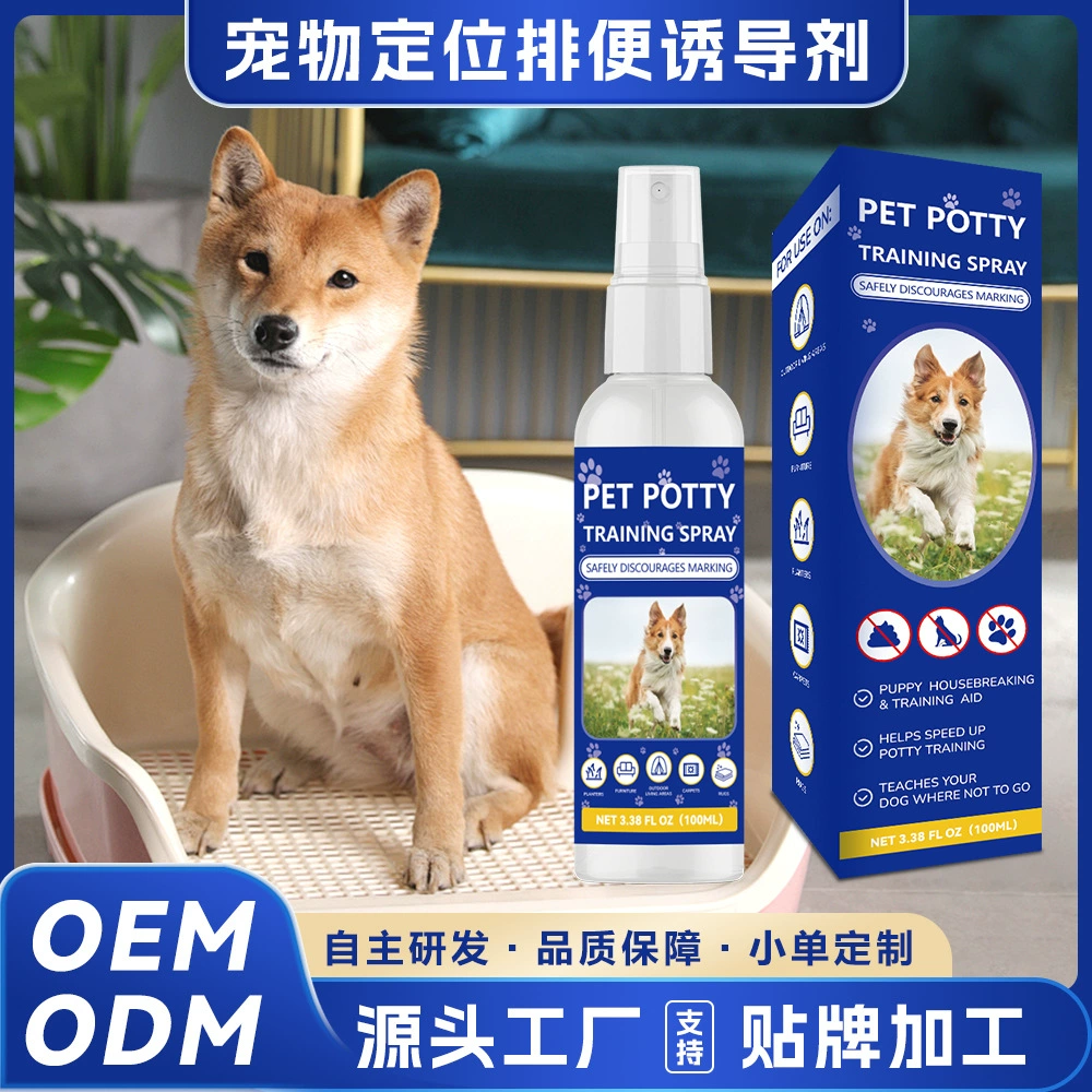 Спрей для приучения к туалету Amazon: индуктор дефекации и мочеиспускания, позиционирование питомца