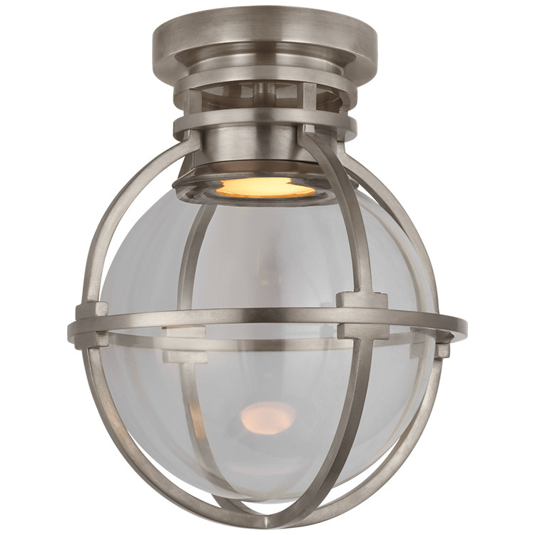 Modern Simple Glass Ball All-Copper American-Style Entrance Custom Ceiling Lamp Aisle Corridor Living Room Dining Room Ceiling Lamp