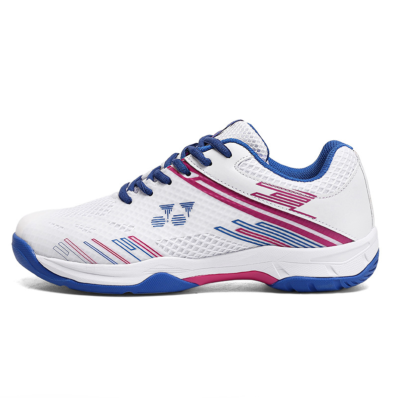 Nuevos zapatos de bádminton de interior profesionales transfronterizos, zapatos de tenis de mesa transpirables, antiabrasión y baja