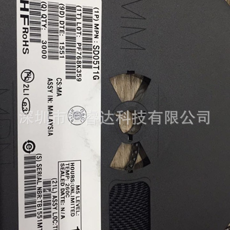全新原装ESD保护二极管SD05T1G SOD323 瞬态电压抑制器5V