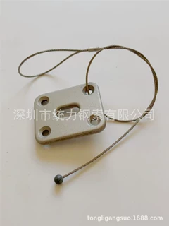 球头钢丝绳压铸304不锈钢索 钢丝绳铆压铝件 晾衣架支撑钢丝绳索