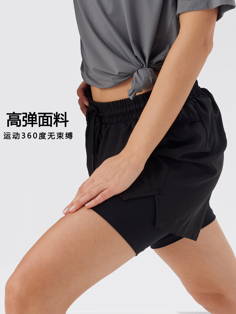 Pantalones cortos de secado rápido para hombres pantalones de maratón sueltos transpirables para revestimiento de pantalones de entrenamiento de fitness pantalones de tenis