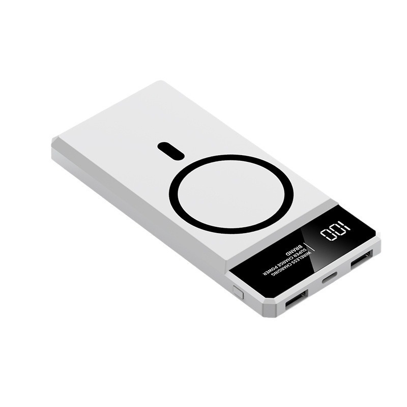 新型移動電源20000ミリアンペア磁気吸引可能無線充電超薄型大容量充電宝定ロゴ|undefined