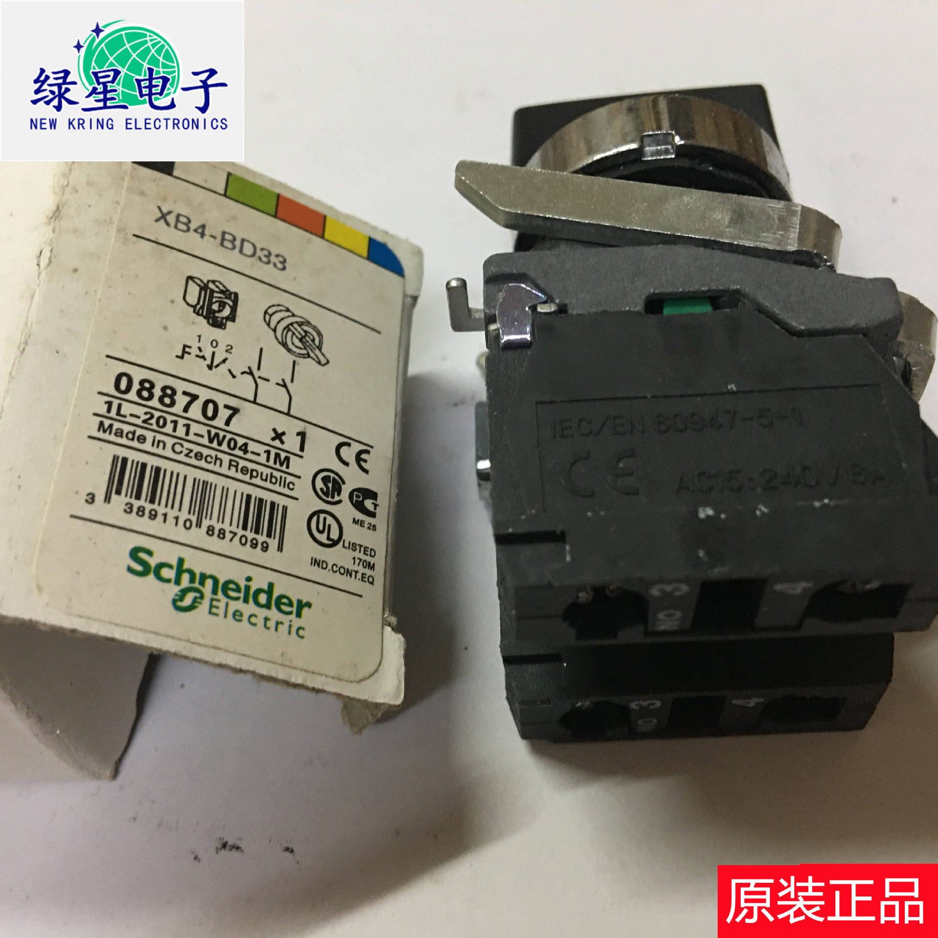 ZBE-101 XB4-BD33 80947-5-1原装拆机 按钮开关触点 物美价廉询价