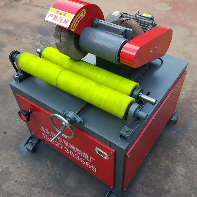 双托辊圆管抛光机 除锈机