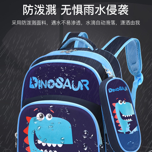 Backpack for Primary School Students (Grades 1-3) for Boys and Girls - Cartoon Cute, Stress-Relief, Lightweight, Ergonomic Design - Dual Shoulder Child's Pencil Bag BackPack