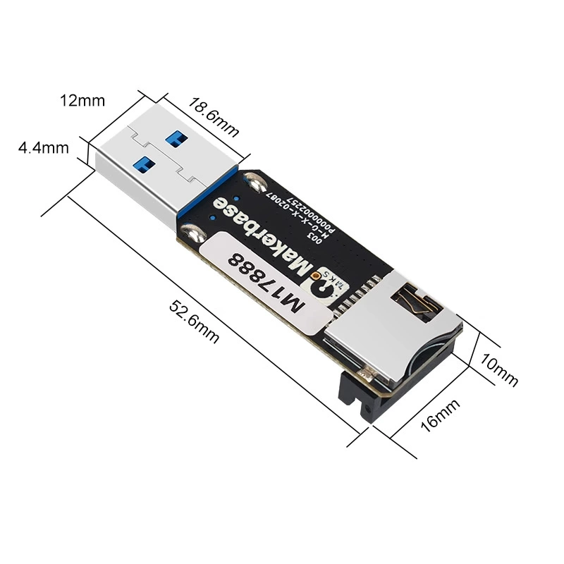 Аксессуары для 3D-принтера EMMC-APTER V2 обновление, USB3.0 кардридер-программатор DIY главная управляющая плата