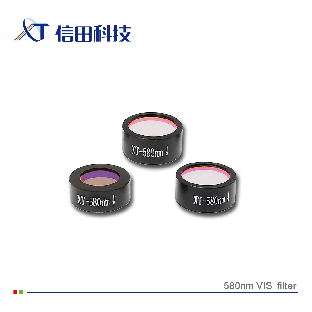 Фильтр 580nm можно использовать для различных длин волн, диаметров